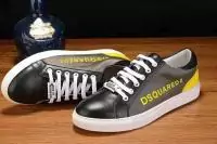 dsquared2 chaussures taille 38-45 soldes leather noir